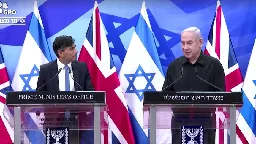 British PM Sunak&nbsp;follows Biden to Israel to show support 'in darkest hour'